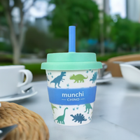 Dinosaur Babychino Cup 120ml with Straw