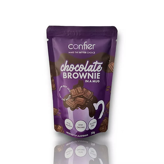 Chocolate Brownie in a Mug Mix 50g - Gluten Free by Confier