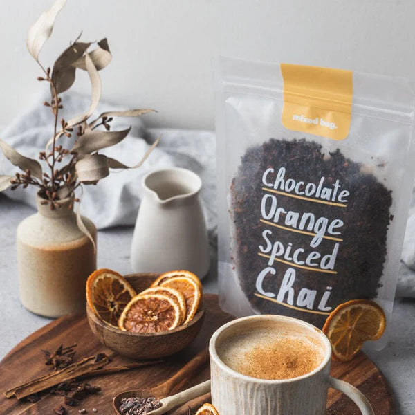 Chocolate Orange Spiced Chai Tea | Gluten Free | Diary Free