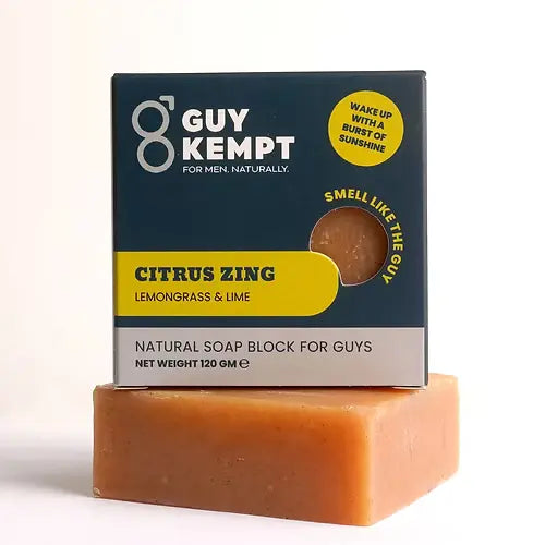Citrus Zing - Lemongrass & Lime Natural Soap for Men