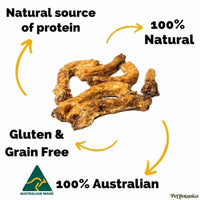 Crunchy Dehydrated Chicken Necks for Dogs - Healthy Dog Treats