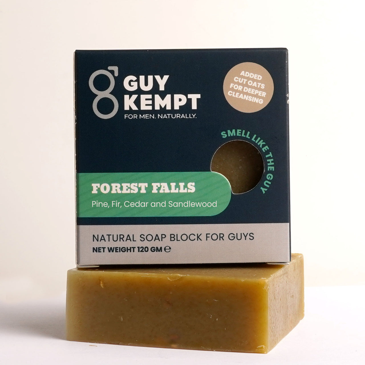 Forest Falls Men's Natural Soap Block – Pine, Cedar & Sandalwood