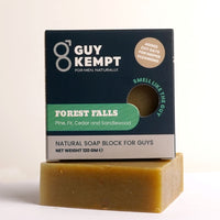 Forest Falls Men's Natural Soap Block – Pine, Cedar & Sandalwood
