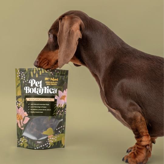 Kangaroo Crisps for Dogs | All Natural Kangaroo Lung Pet Treats