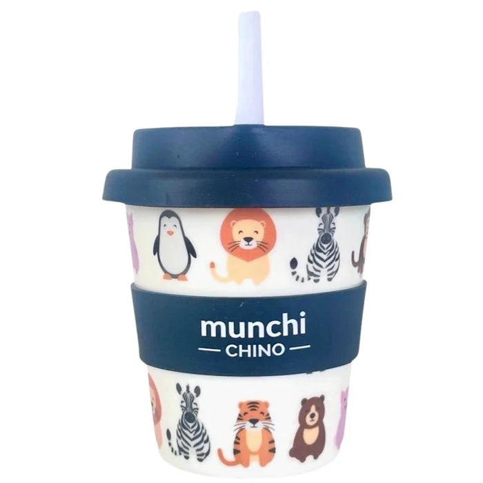 Zoo Babychino Cup 120ml with Straw
